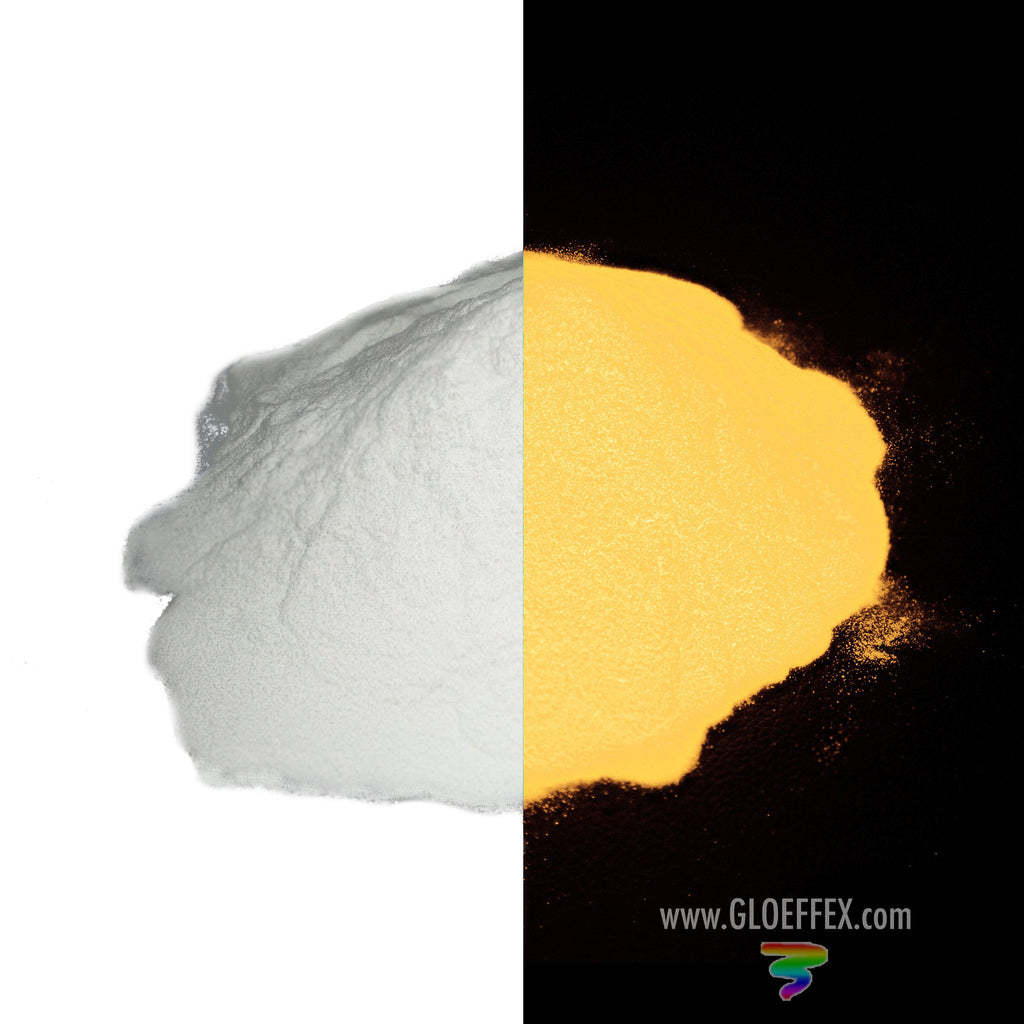 Yellow - Glow in the Dark Powder Pigment – JustResin International
